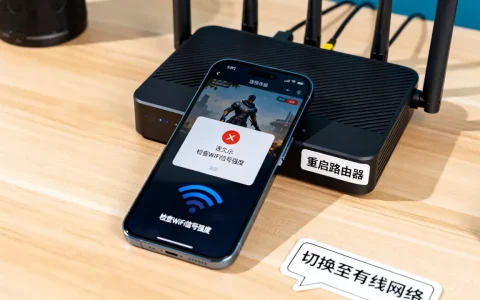 为什么WiFi连游戏服务器失败，怎么解决？
