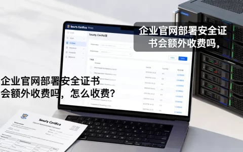 企业官网部署安全证书会额外收费吗，怎么收费？