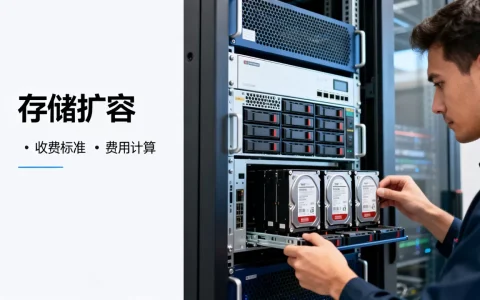 站服务器存储扩容按什么标准收费？服务器扩容费用怎么算？