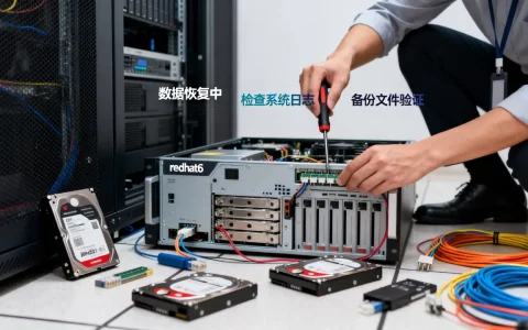 redhat6搭建的服务器崩了怎么处理，数据丢失怎么办