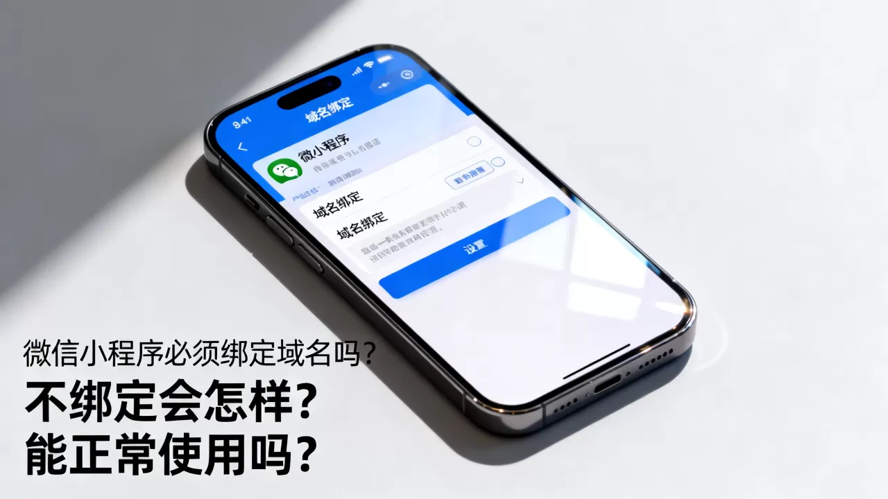 微信小程序必须绑定域名吗?不绑定会怎样,小程序不绑定域名能正常使用吗? 微信小程序必须绑定域名吗?不绑定会怎样,小程序不绑定域名能正常使用吗?