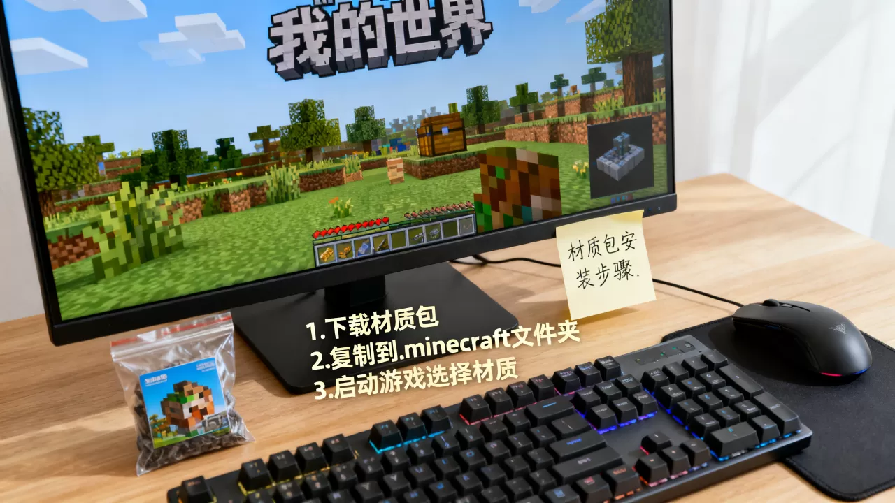 我的世界电脑版服务器怎么加材质,我的世界pc材质包怎么安装? 我的世界电脑版服务器怎么加材质,我的世界pc材质包怎么安装?