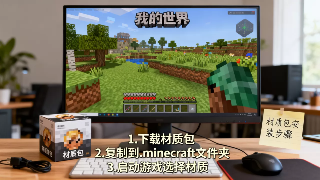 我的世界电脑版服务器怎么加材质,我的世界pc材质包怎么安装? 我的世界电脑版服务器怎么加材质,我的世界pc材质包怎么安装?