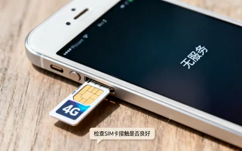苹果5换4g卡后为什么无服务器，怎么解决？