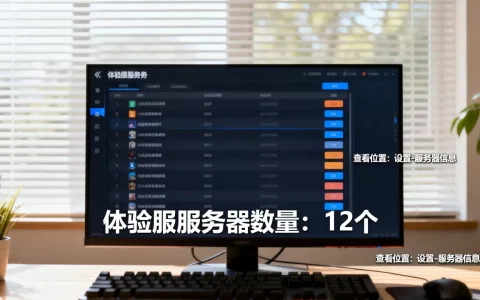 体验服现在到底有多少个服务器，在哪里查看？