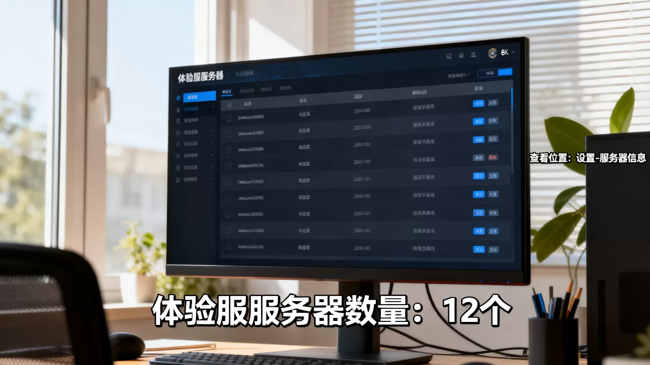 体验服现在到底有多少个服务器,在哪里查看? 体验服现在到底有多少个服务器,在哪里查看?