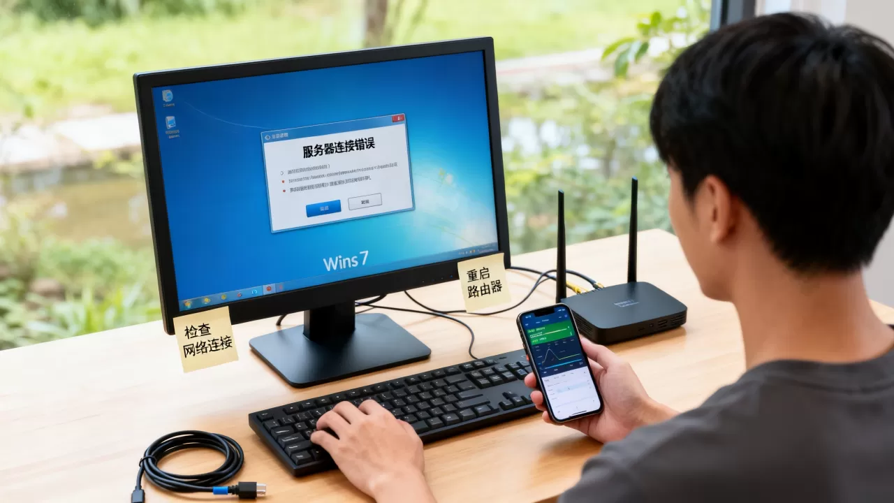 win7系统打开服务器失败怎么办,服务器连接错误怎么解决 win7系统打开服务器失败怎么办,服务器连接错误怎么解决