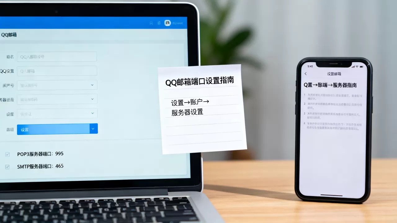 QQ邮箱的服务器端口是多少,在哪里设置? QQ邮箱的服务器端口是多少,在哪里设置?