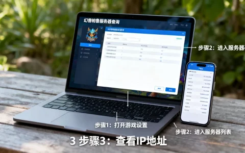 幻兽帕鲁服务器ip地址怎么看，如何查询服务器ip地址？