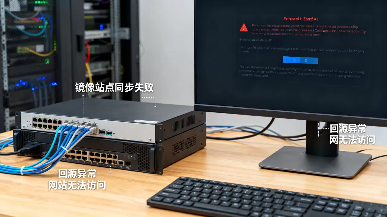 镜像站点同步与回源失败怎么办,网站无法访问如何解决 镜像站点同步与回源失败怎么办,网站无法访问如何解决