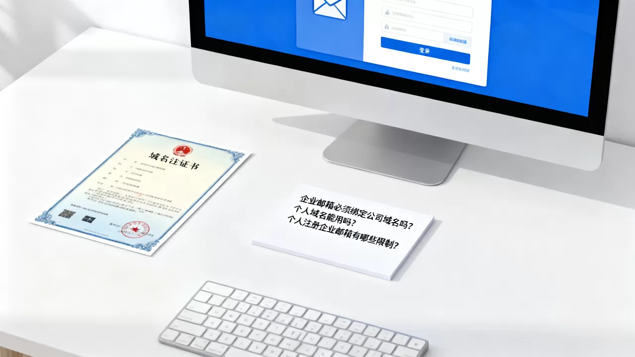企业邮箱必须绑定公司域名吗?个人域名能用吗?个人注册企业邮箱有哪些限制? 企业邮箱必须绑定公司域名吗?个人域名能用吗?个人注册企业邮箱有哪些限制?