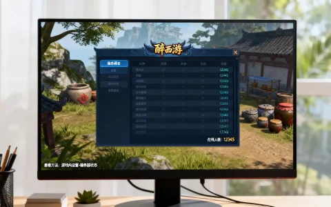 醉西游服务器有多少人？,如何查看实时在线人数