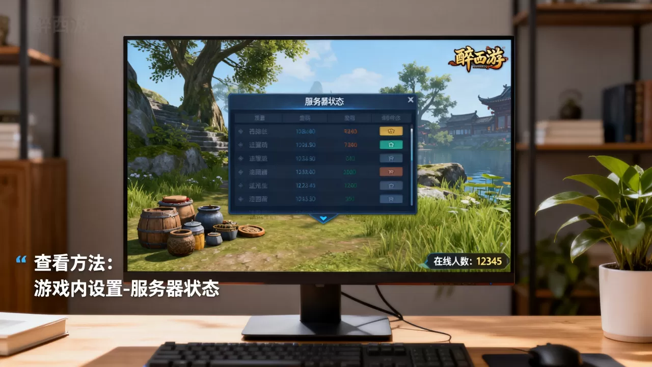 醉西游服务器有多少人?,如何查看实时在线人数 醉西游服务器有多少人?,如何查看实时在线人数