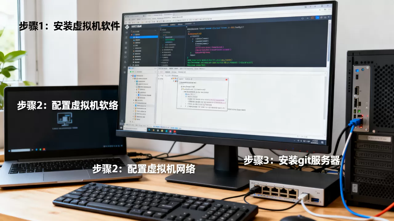 git网络服务器在虚拟机中怎么搭建,详细步骤有哪些? git网络服务器在虚拟机中怎么搭建,详细步骤有哪些?