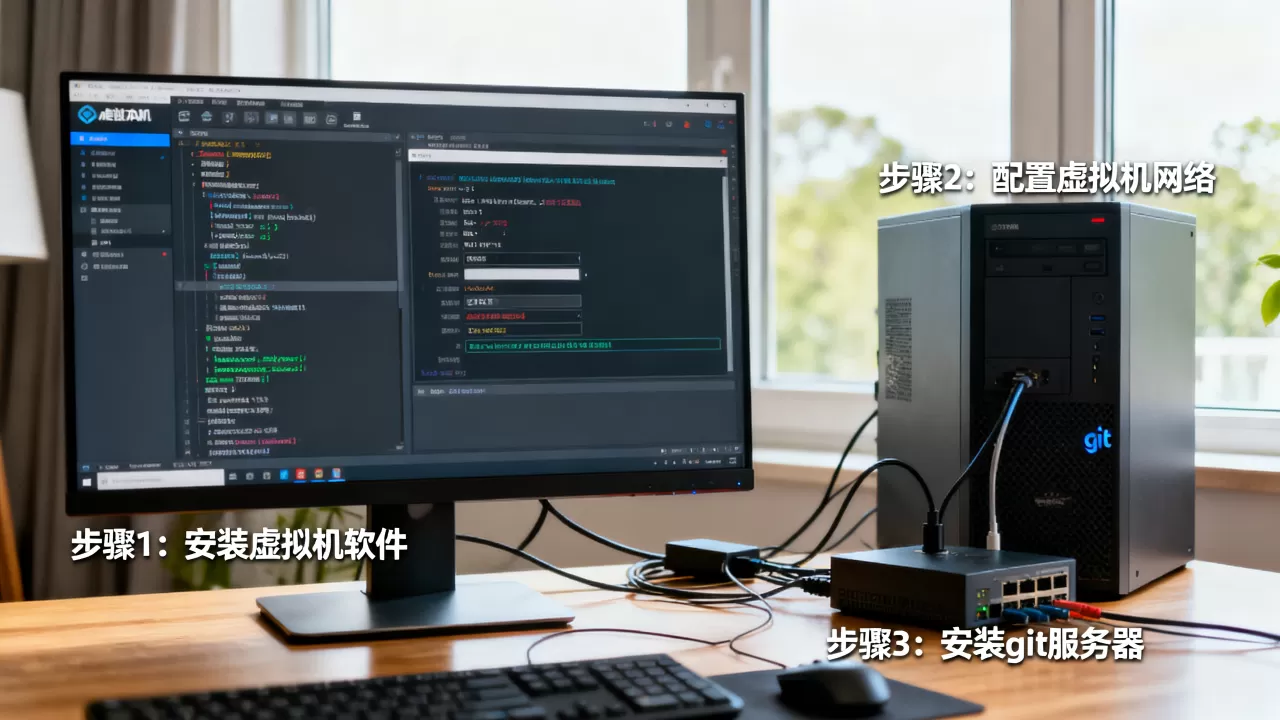 git网络服务器在虚拟机中怎么搭建,详细步骤有哪些? git网络服务器在虚拟机中怎么搭建,详细步骤有哪些?