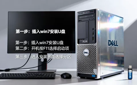 戴尔r220服务器如何安装win7，安装步骤有哪些