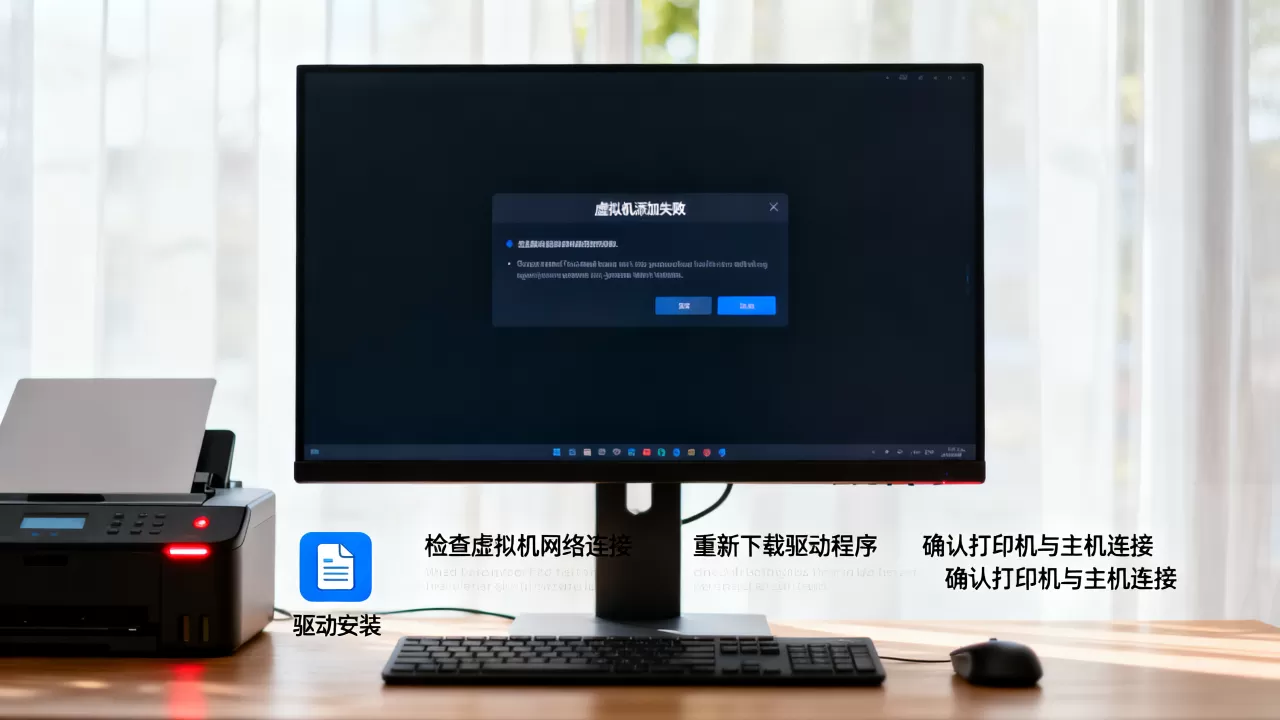 打印虚拟机添加失败怎么办?打印机驱动安装错误如何解决? 打印虚拟机添加失败怎么办?打印机驱动安装错误如何解决?