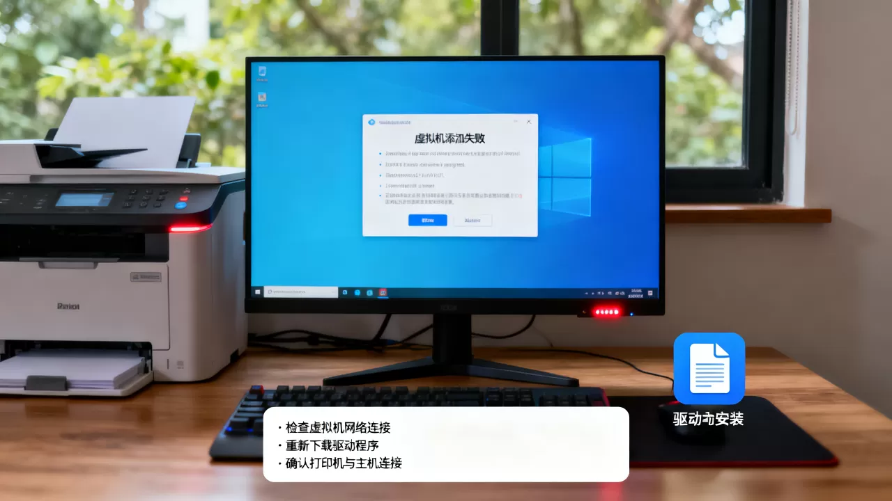 打印虚拟机添加失败怎么办?打印机驱动安装错误如何解决? 打印虚拟机添加失败怎么办?打印机驱动安装错误如何解决?