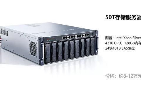 50多t服务器多少钱一台，存储服务器价格一般怎么算？