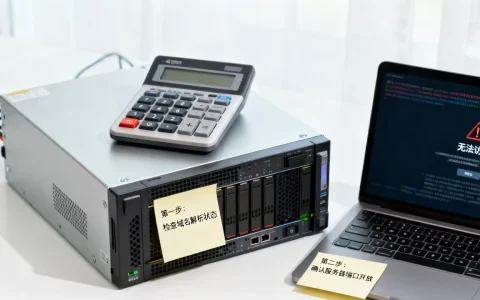 服务器绑定域名后无法访问怎么办？网站打不开如何排查解决