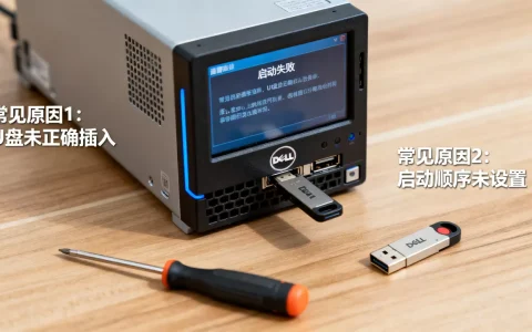 戴尔服务器U盘启动失败如何解决，有哪些常见原因？