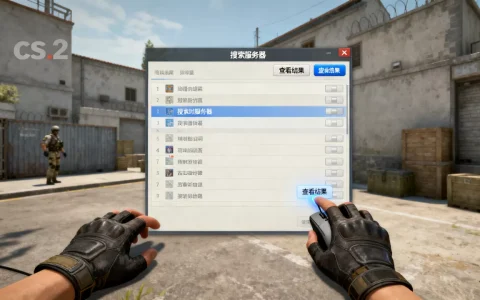 cs2怎么查看搜索到的服务器，在哪里看？