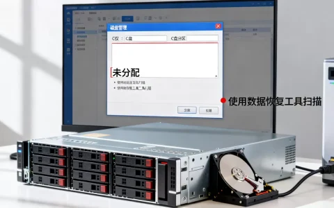 服务器进系统只显示C盘怎么办，如何恢复其他分区？