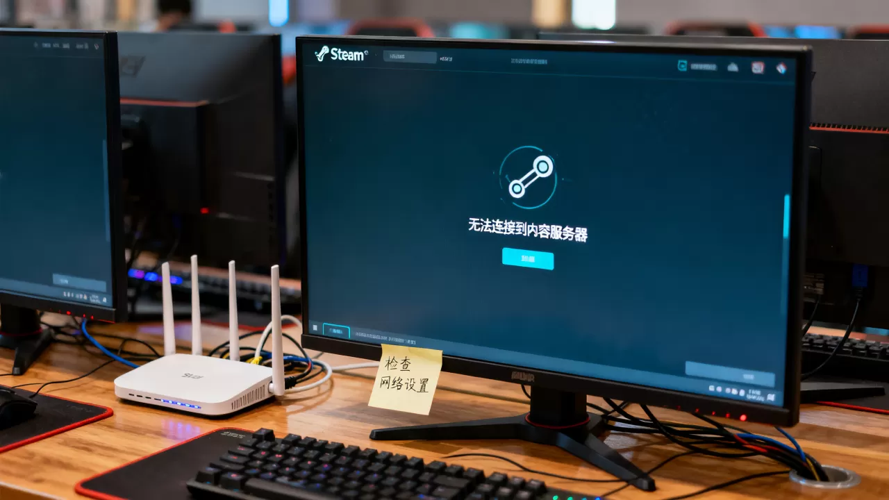 网吧steam无法连接到内容服务器怎么办,原因是什么? 网吧steam无法连接到内容服务器怎么办,原因是什么?