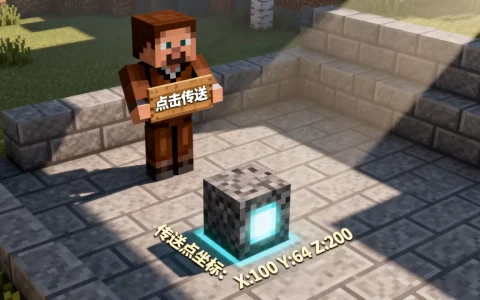 我的世界服务器怎么做传送的NPC，怎么设置传送点？