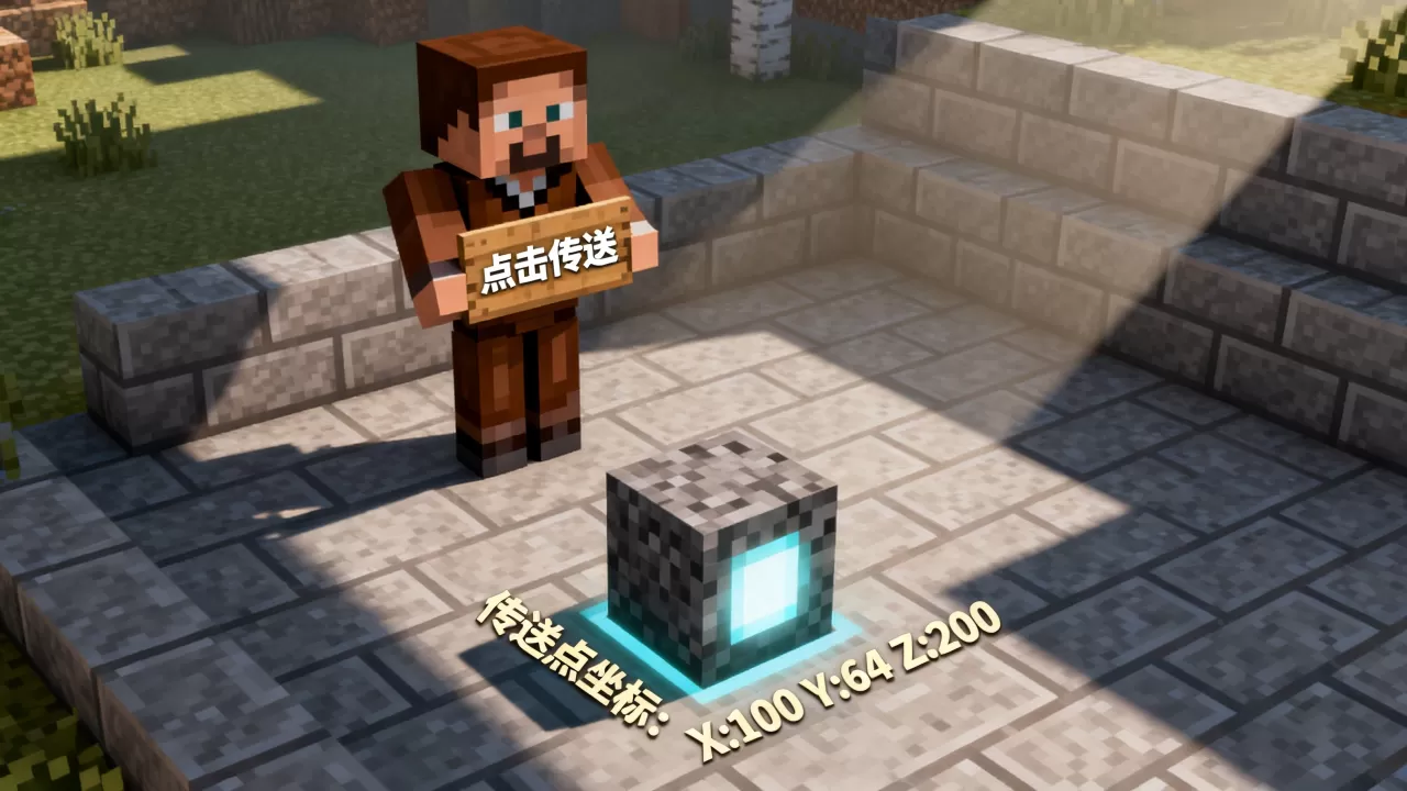 我的世界服务器怎么做传送的NPC,怎么设置传送点? 我的世界服务器怎么做传送的NPC,怎么设置传送点?