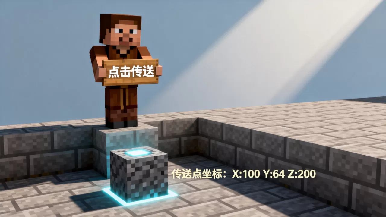 我的世界服务器怎么做传送的NPC,怎么设置传送点? 我的世界服务器怎么做传送的NPC,怎么设置传送点?
