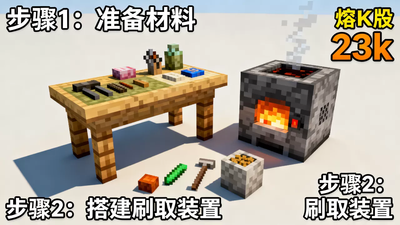 我的世界如何在服务器刷23k,有什么技巧? 我的世界如何在服务器刷23k,有什么技巧?