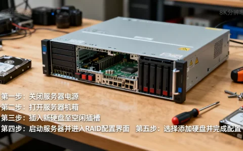 服务器做好RAID后加硬盘怎么操作，具体步骤有哪些？
