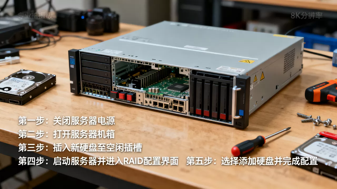 服务器做好RAID后加硬盘怎么操作,具体步骤有哪些? 服务器做好RAID后加硬盘怎么操作,具体步骤有哪些?