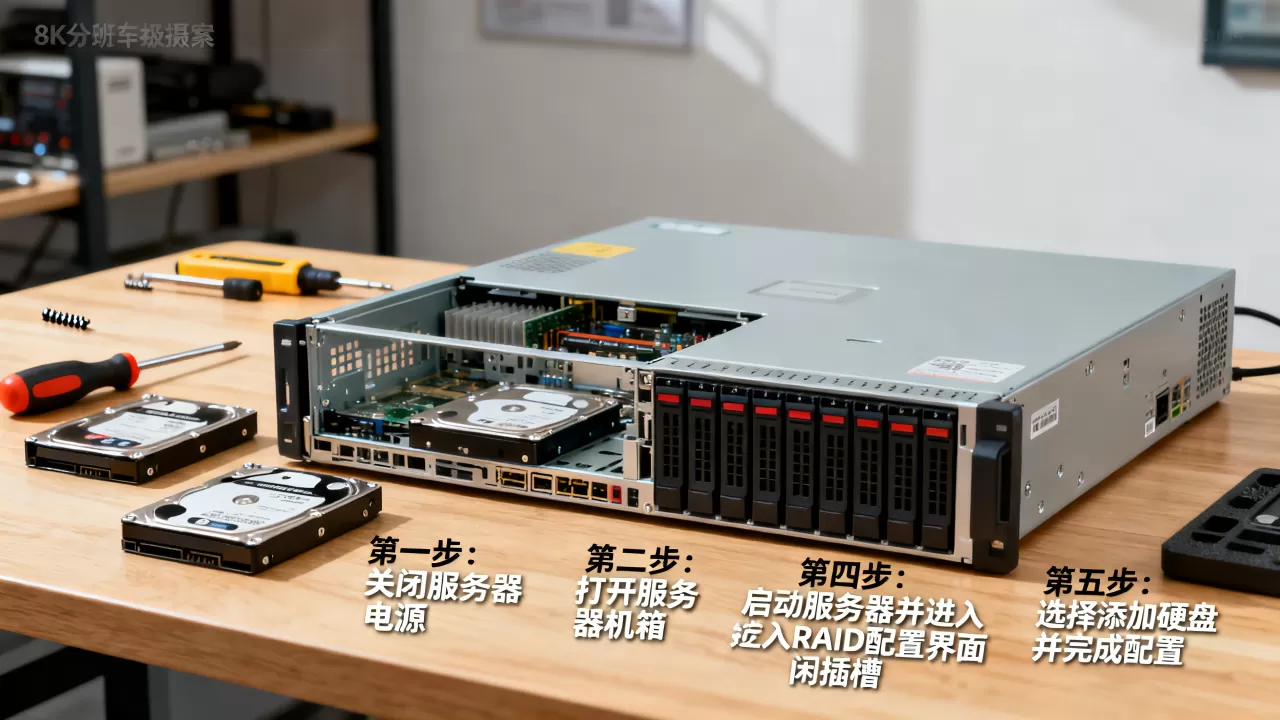 服务器做好RAID后加硬盘怎么操作,具体步骤有哪些? 服务器做好RAID后加硬盘怎么操作,具体步骤有哪些?