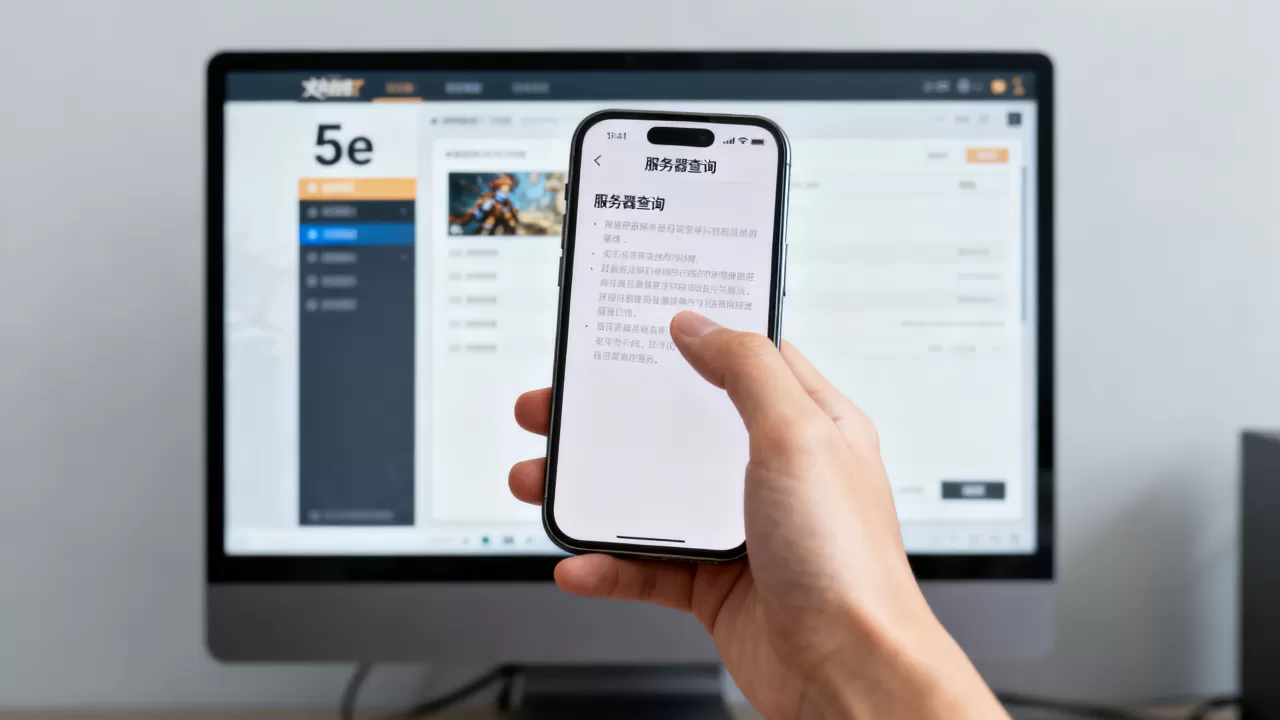 5e怎么查自己在哪个服务器,具体查询步骤是什么? 5e怎么查自己在哪个服务器,具体查询步骤是什么?