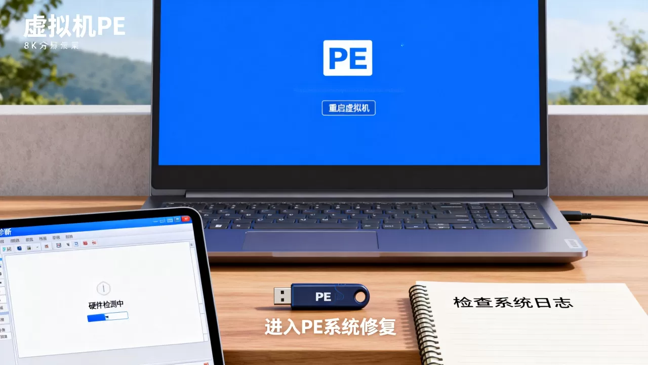 虚拟机PE蓝屏怎么办,系统崩溃如何快速排查修复? 虚拟机PE蓝屏怎么办,系统崩溃如何快速排查修复?