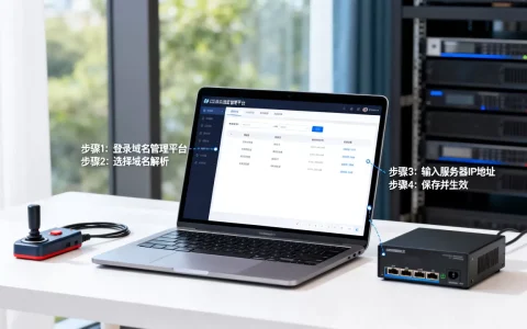 如何将域名正确指向服务器并实现网站访问？域名解析服务器ip步骤