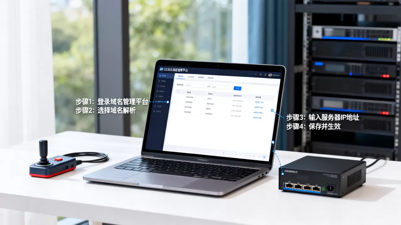 如何将域名正确指向服务器并实现网站访问?域名解析服务器ip步骤 如何将域名正确指向服务器并实现网站访问?域名解析服务器ip步骤