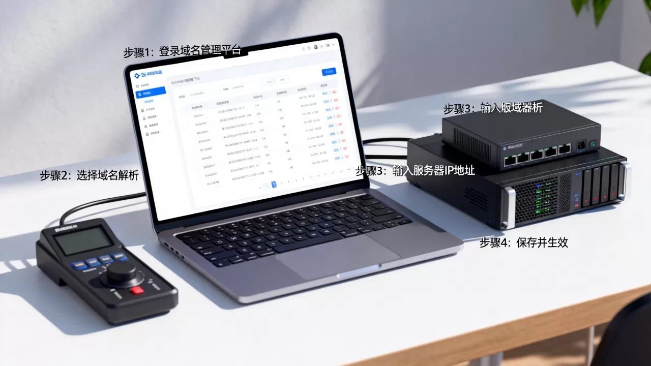 如何将域名正确指向服务器并实现网站访问?域名解析服务器ip步骤 如何将域名正确指向服务器并实现网站访问?域名解析服务器ip步骤