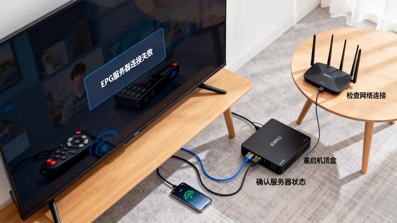 EPG服务器连接不上是什么原因,电视直播无法加载如何修复? EPG服务器连接不上是什么原因,电视直播无法加载如何修复?
