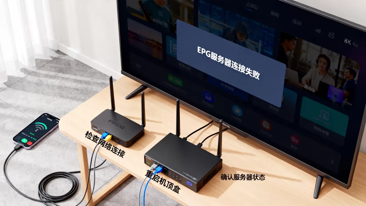 EPG服务器连接不上是什么原因,电视直播无法加载如何修复? EPG服务器连接不上是什么原因,电视直播无法加载如何修复?