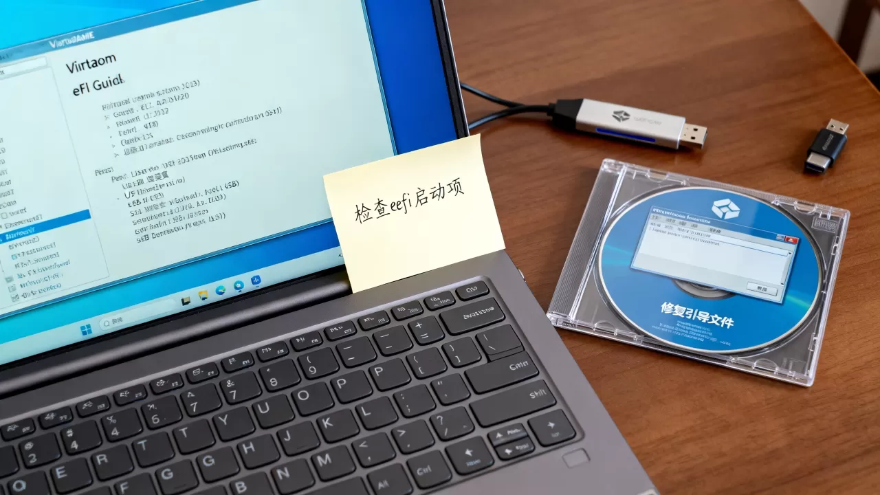 虚拟机出现efi引导问题怎么办?,进不了系统如何修复 虚拟机出现efi引导问题怎么办?,进不了系统如何修复