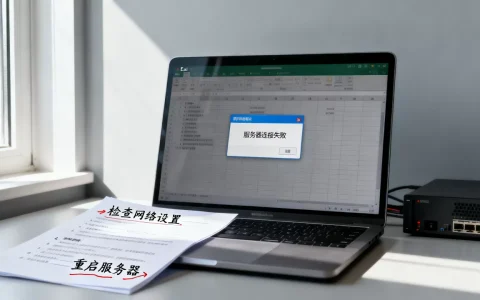 Excel在电脑服务器失败是怎么回事啊，怎么解决？