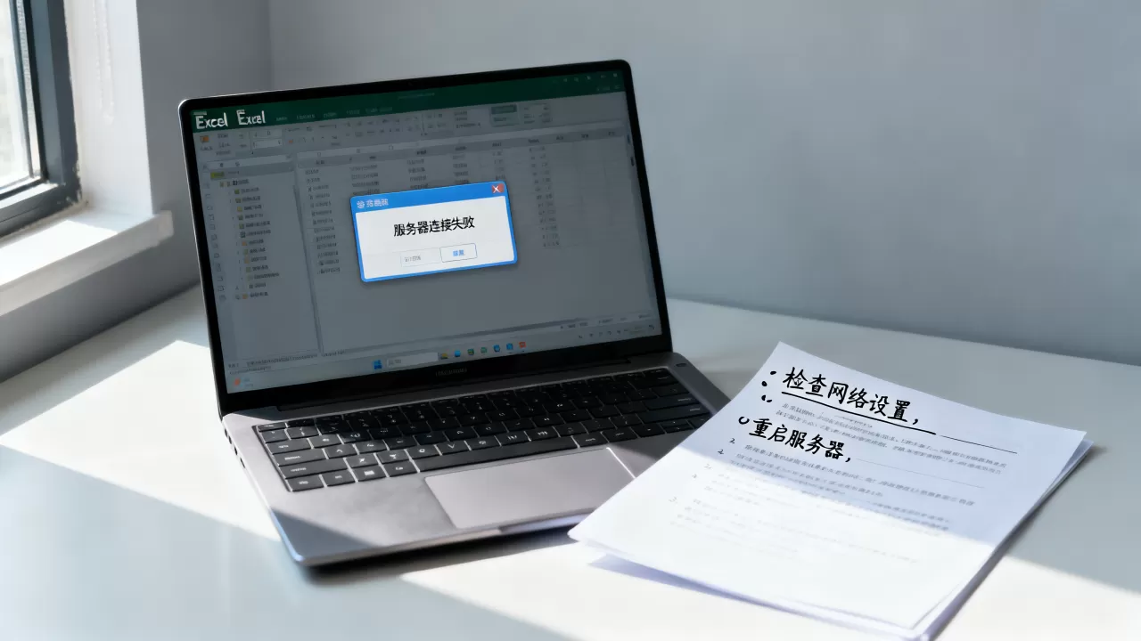 Excel在电脑服务器失败是怎么回事啊,怎么解决? Excel在电脑服务器失败是怎么回事啊,怎么解决?