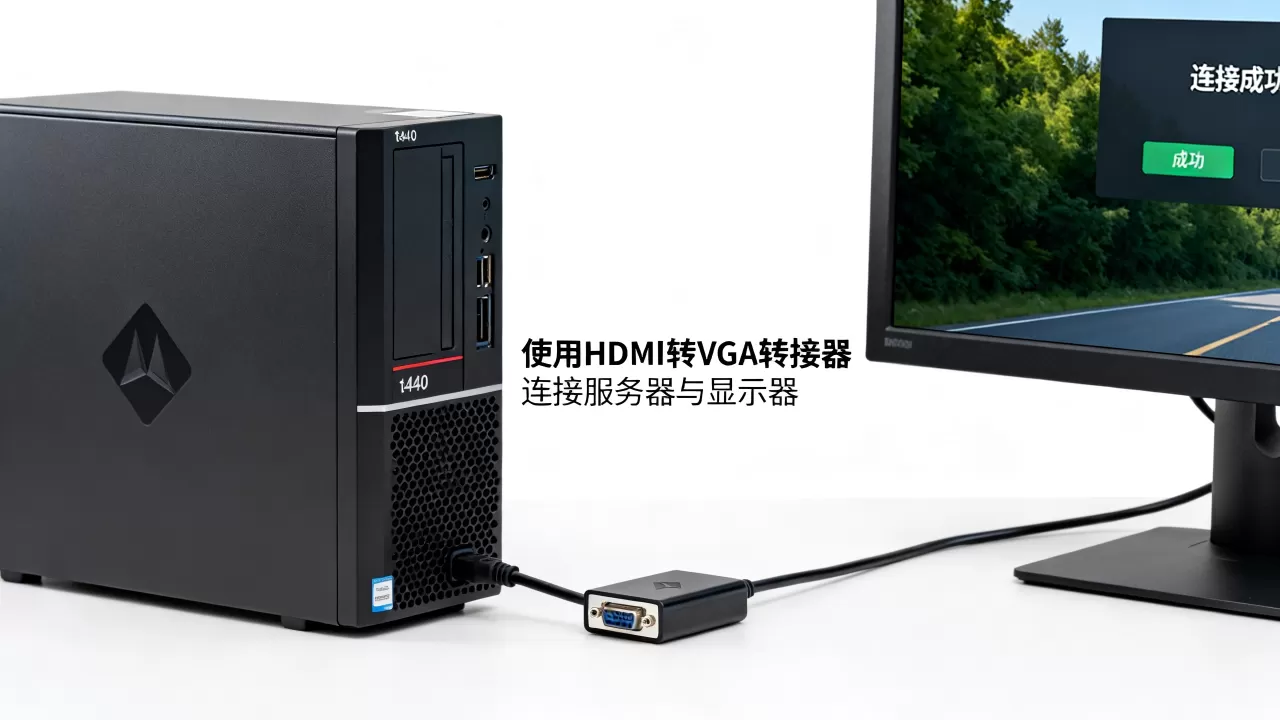塔式服务器t440没有vga怎么办,如何外接显示器? 塔式服务器t440没有vga怎么办,如何外接显示器?