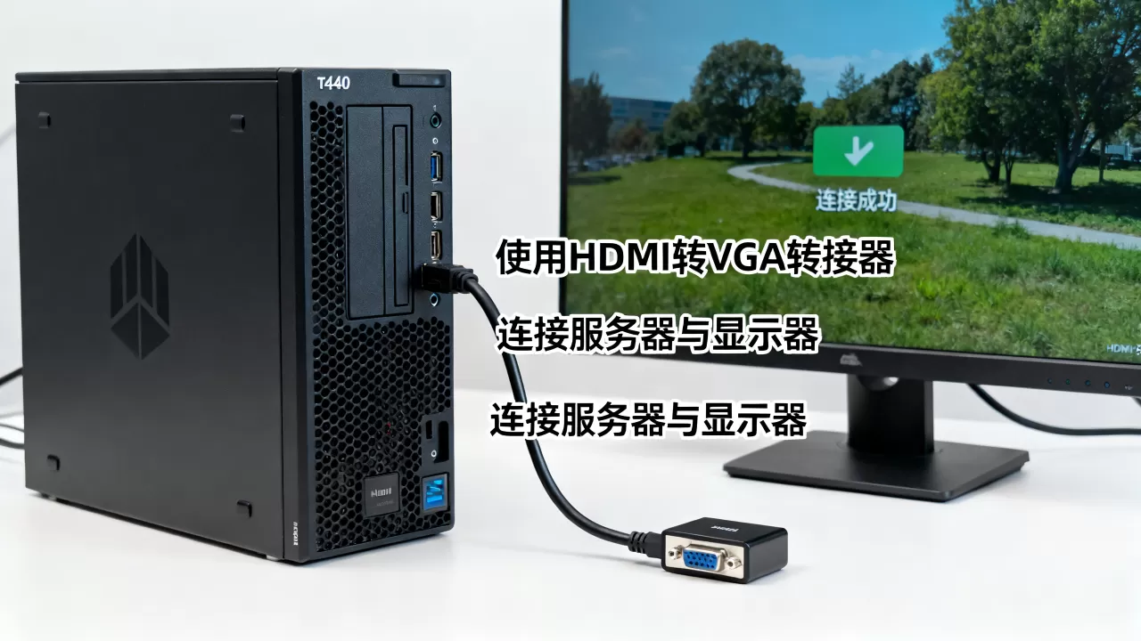 塔式服务器t440没有vga怎么办,如何外接显示器? 塔式服务器t440没有vga怎么办,如何外接显示器?