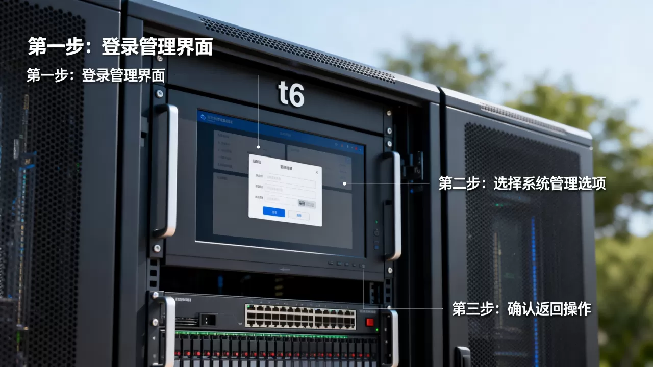 t6服务器如何返回系统管理,详细步骤怎么操作? t6服务器如何返回系统管理,详细步骤怎么操作?