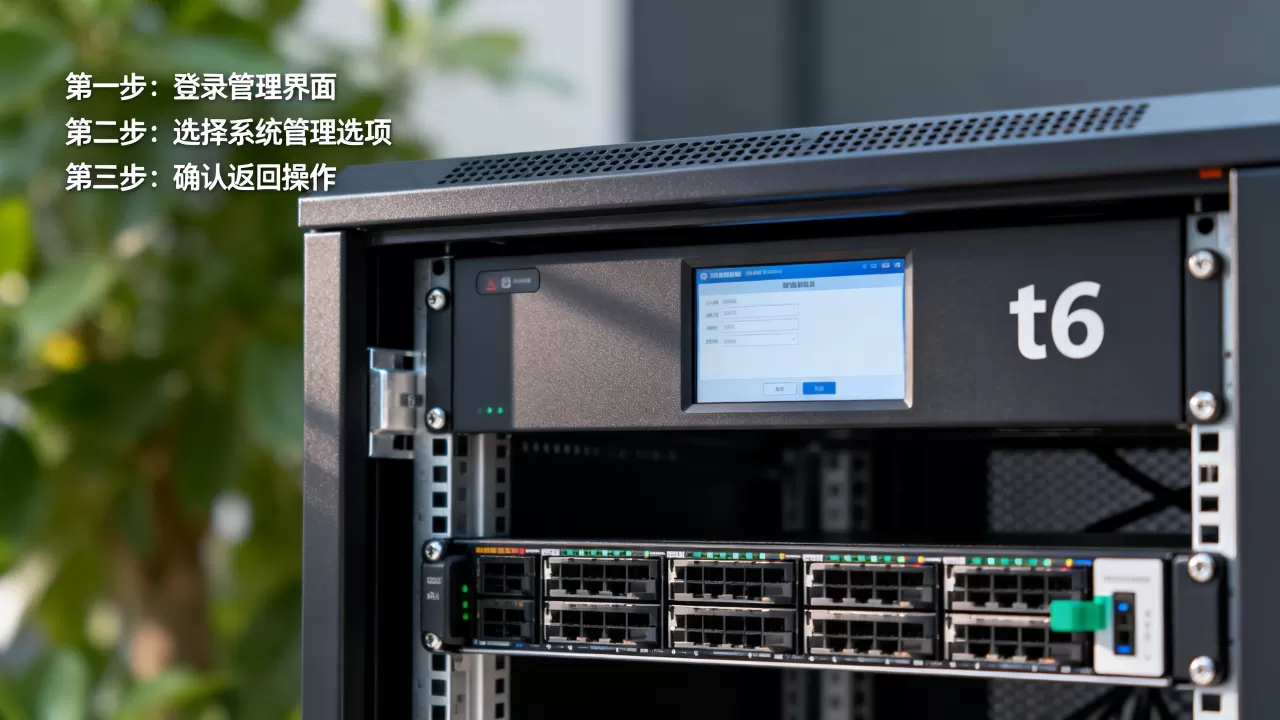 t6服务器如何返回系统管理,详细步骤怎么操作? t6服务器如何返回系统管理,详细步骤怎么操作?