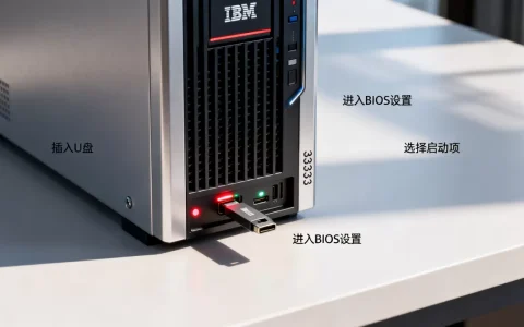 IBM3350服务器如何从U盘启动，设置步骤是什么？